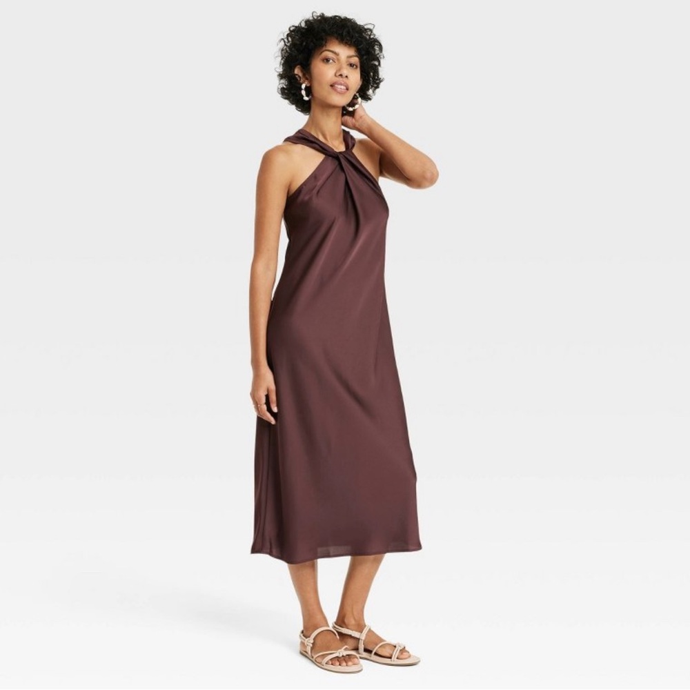 NWT - a new day - Women’s Halter Slip Dress